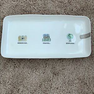 Rae Dunn Travel-Themed Serving Tray